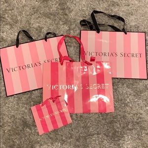 Victoria’s Secret shopping bags